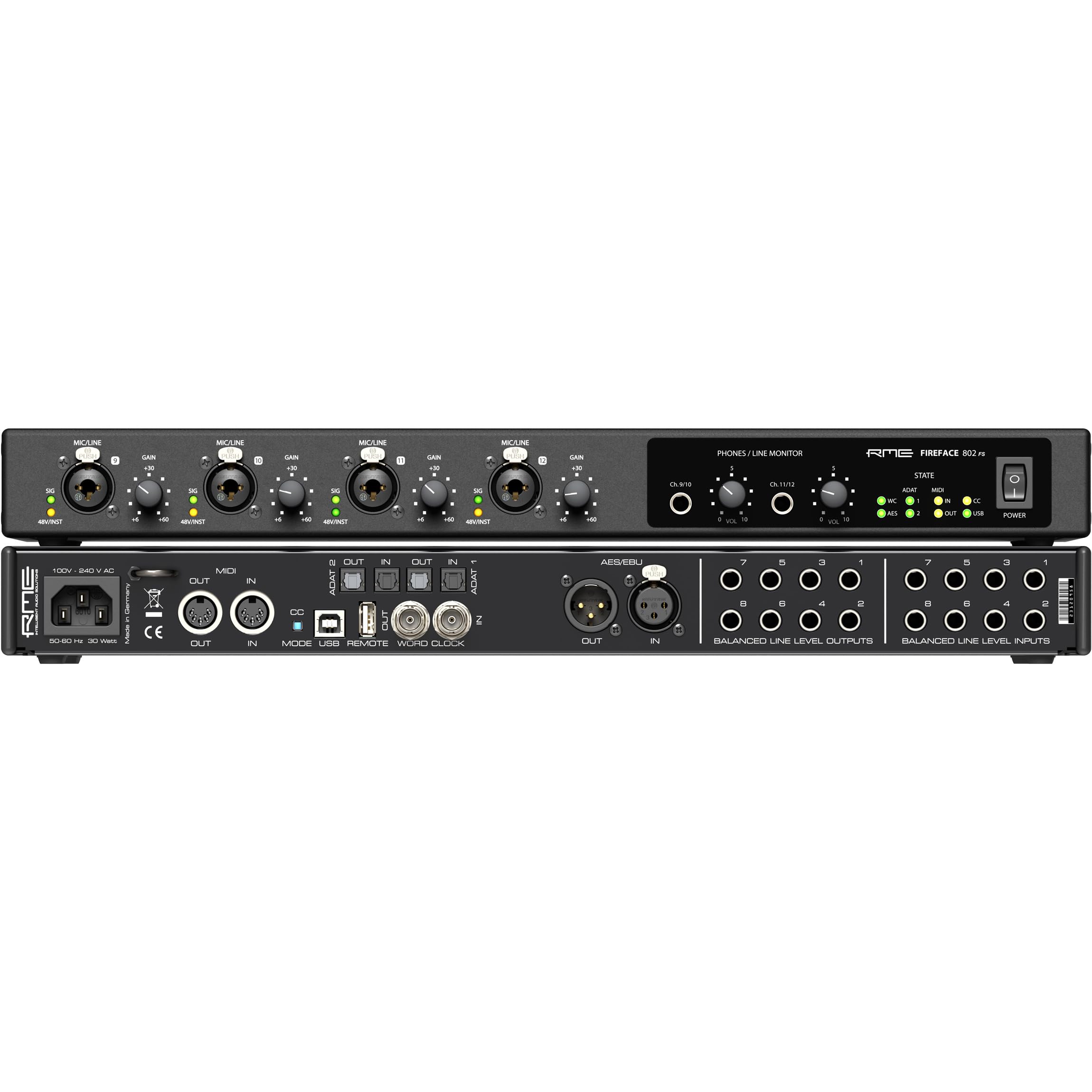 Amazon.com: Fireface 802 FS AE 60-Channel 192 kHz USB Audio
